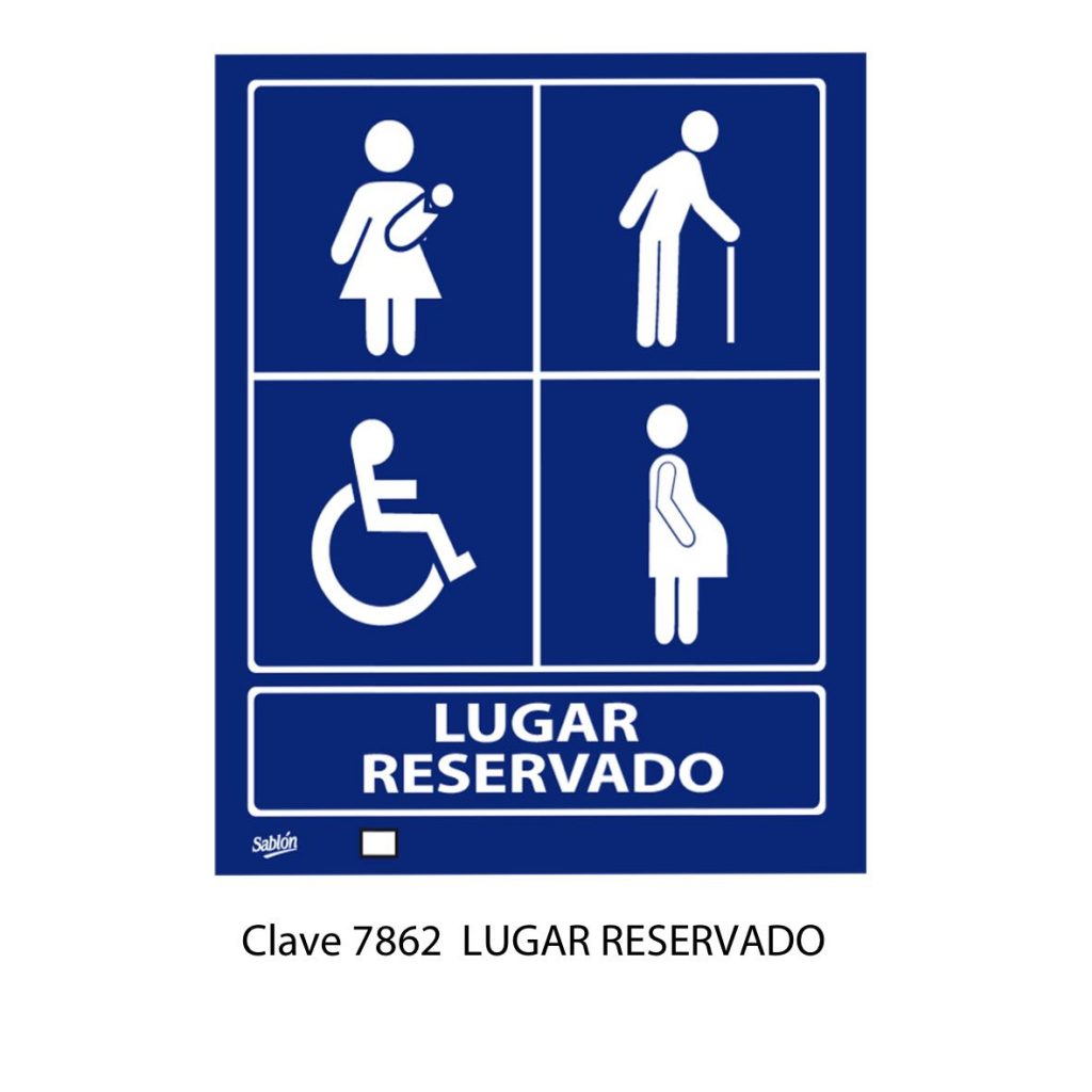 SENAL DE LUGAR RESERVADO 7862